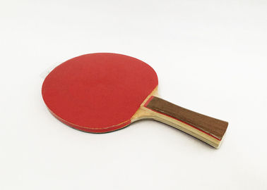 Reversed Rubber Table Tennis Racket Set 1.5mm Sponge With Color Handle Linden Wood