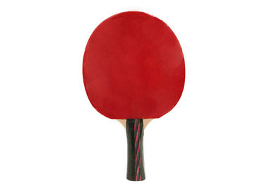 6mm Table Tennis Bats Linden Wood, Orange Sponge 1.8mm Color Handle PingPong Paddles