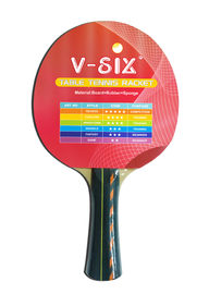 Laminated Color Handle Paddles, Reverse Rubber Sponge Poplar Plywood Rackets