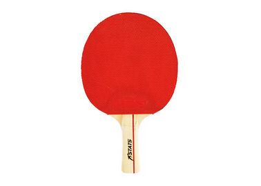 Beginner Playing Table Tennis Bats Long White Handle Double Pimple Out Rubber