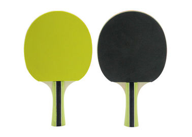 Fashion Color Reverse Rubber Color Handle Ping Pong Paddles For Attack Play