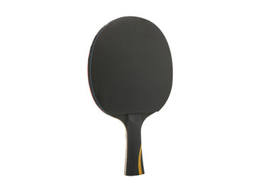 Long Short Handle Ping Pong Bat Double Reverse Rubber Pine Ayous Blade