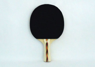 Sports Equipment Table Tennis Paddles Linden Plywood With Long Coloured Handle