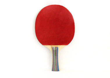 Double Revert Rubber Table Tennis Rackets With Higher Density Yellow Sponge 1.5mm