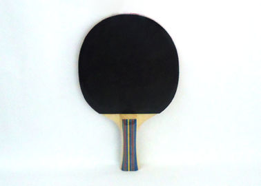 Double Revert Rubber Table Tennis Rackets With Higher Density Yellow Sponge 1.5mm