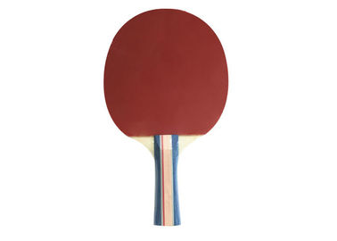 Poplar Table Tennis Rackets with Colour Handle and Orange Sponge for fun player