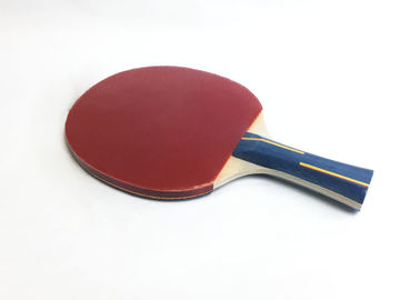 Colour Handle Table Tennis Rackets 6mm Linden Plywood with Rubber and Sponge