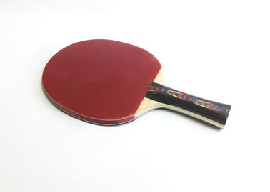 Colour Handle Table Tennis Rackets 7mm Linden Plywood Reversed Rubber