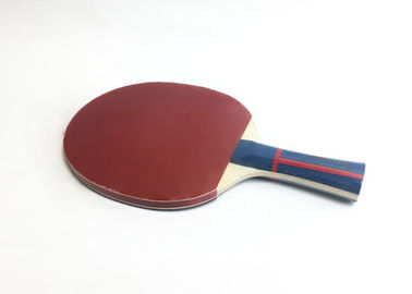 Poplar 6mm plywood Table Tennis Rackets Color Handle with Reversed ITTF Rubber