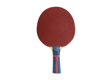 Poplar 6mm plywood Table Tennis Rackets Color Handle with Reversed ITTF Rubber