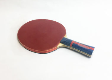 Poplar 6mm plywood Table Tennis Rackets Color Handle with Reversed ITTF Rubber