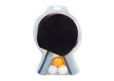 Poplar Wood Small Table Tennis Set Reversed Rubber Orange Sponge For Beginner