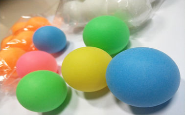 ABS 40+MM Material Poly Colored Custom Ping Pong Balls For Entertainment