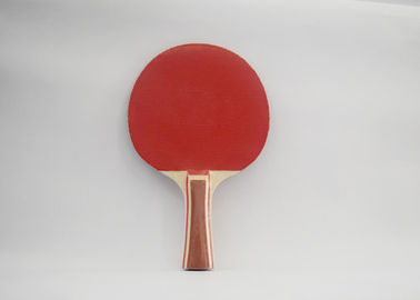 No Spone Ping Pong Bat For Training With Colorful Lines Inlaid Handle