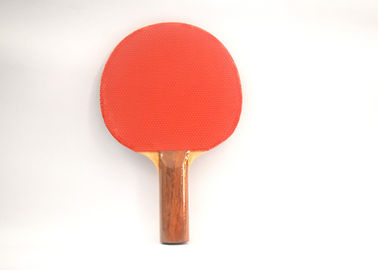 Penhold Style River Wood Plain Handle Ping Pong Rackets With 1.5MM Sponge