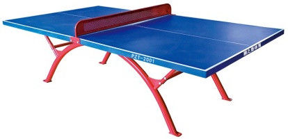 SMC Resin Material Outdoor Table Tennis Table Single Rainbow Standard Frame