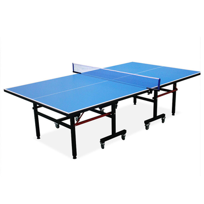 OEM Outdoor Table Tennis Table SMC Top Board Folding Movable Blue Easy Assemble