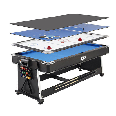 Combined Inside Ping Pong Table With Billiard Airhockey Dinner Table