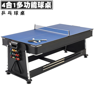 Combined Inside Ping Pong Table With Billiard Airhockey Dinner Table